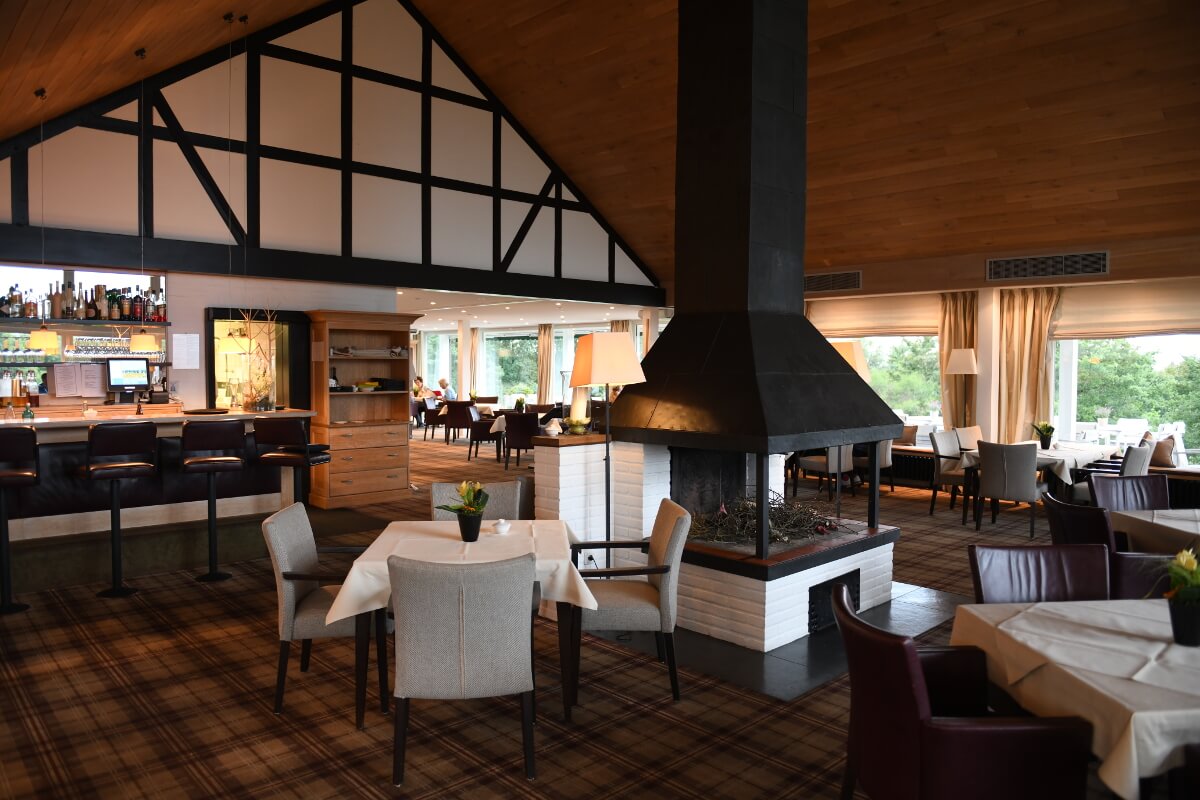 Kaminhalle des Restaurants Golf Club Hubbelrath