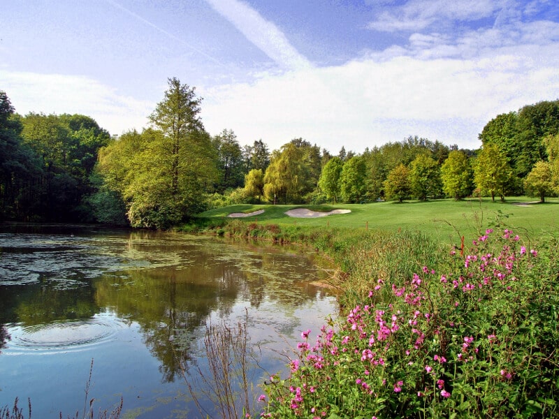 Beregnungsteich an Fairway 7 Ostplatz im Golf Club Hubbelrath