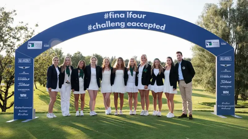 die Damenmannschaft des Golf Club Hubbelrath beim Final Four 2024