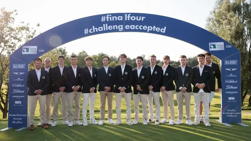 die Herrenmannschaft des Golf Club Hubbelrath beim Final Four 2024
