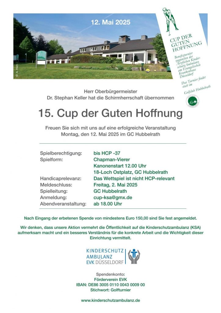 Plakat zum Cup der guten Hoffnung 2025
