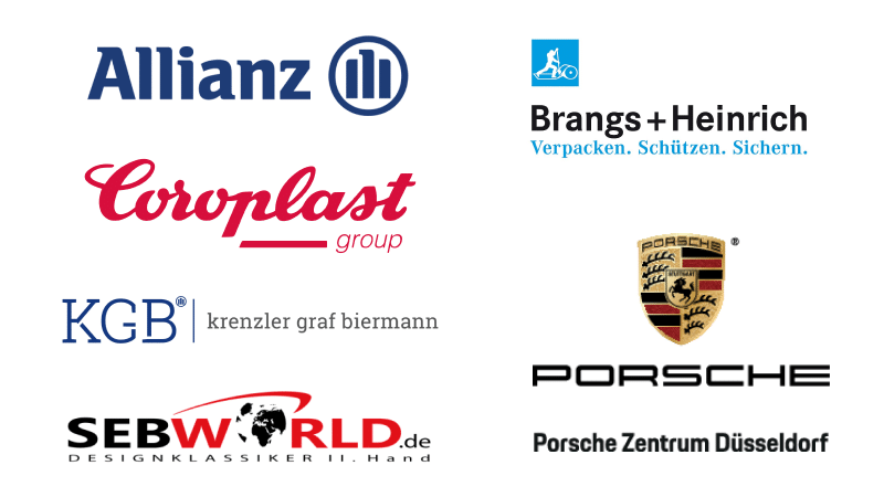 Logos der Sponsoren des Golf Club Hubbelrath